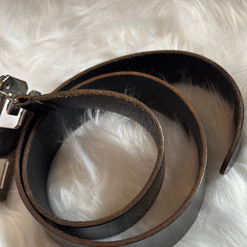 Dolce and Gabbana Black Leather Belt - Picture 8 of 8